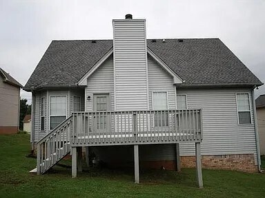 rear of House with deck - 2316 Peak Hill Cv