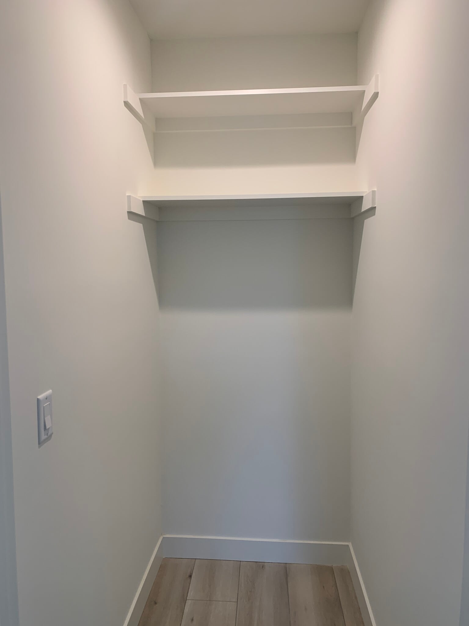 Primary bedroom storage/linen closet - 20344 Lorne St