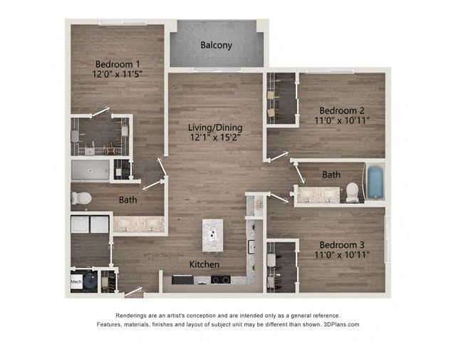 Floorplan - Sundance Trails Apartments