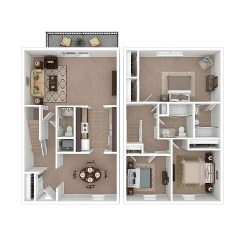 Floorplan - Black Hawk Apartments