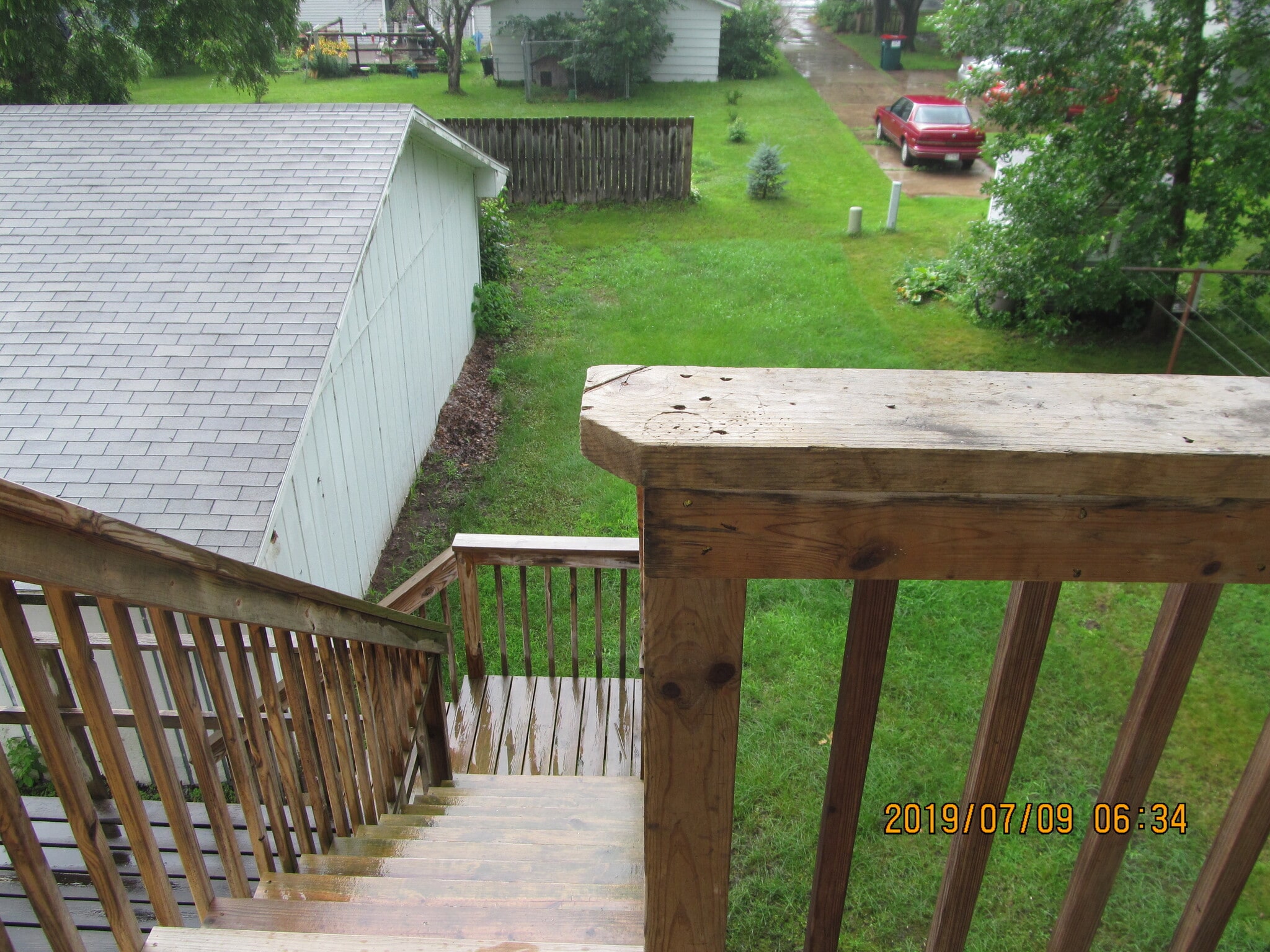 Entry to the upper unit - 1015 Oak St