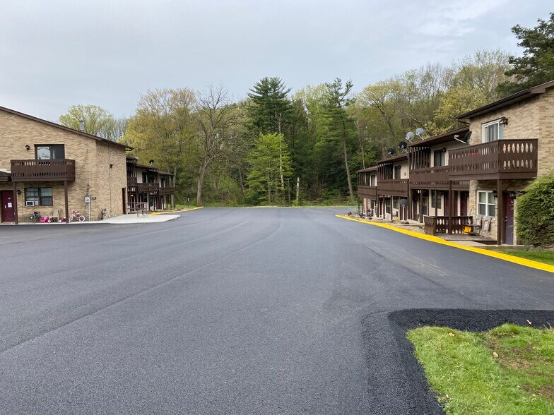New asphalt parking lot - 250 Rustic Lodge Rd