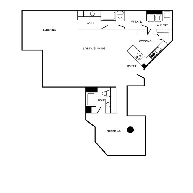 Floorplan - South Side On Lamar