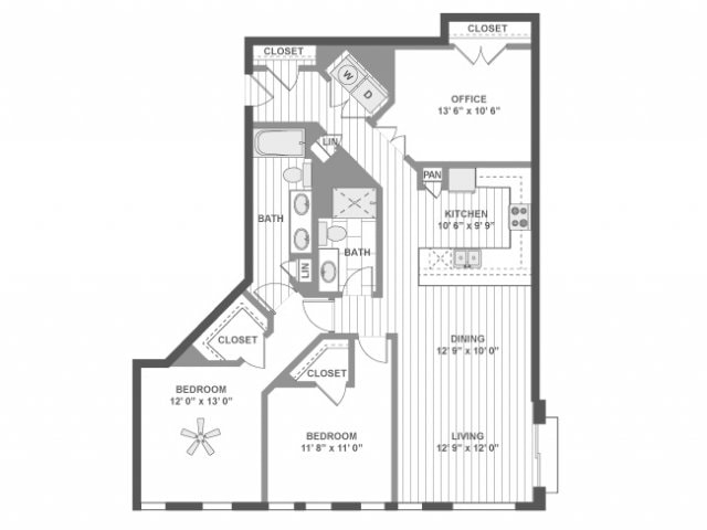 Floorplan - AMLI Evanston