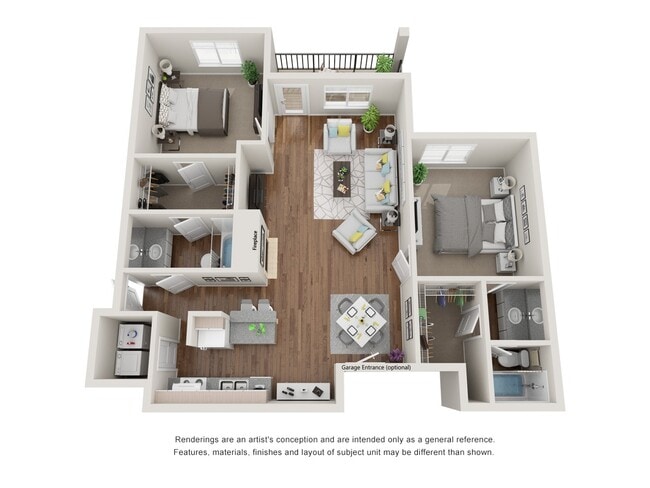 Floorplan - Kings Pointe Apartments