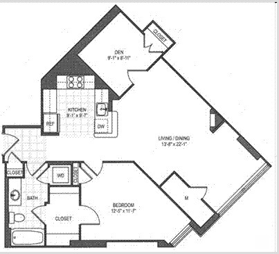 1BR/1BA - Metro Rosslyn Apartments
