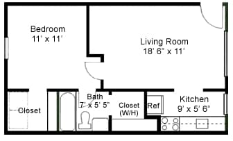 Floorplan - Greentree Apartments