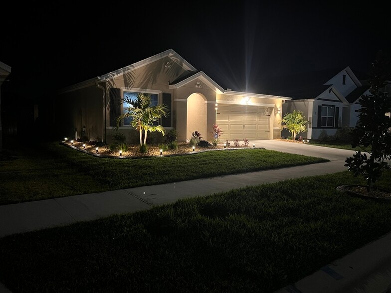 Front of house at night - 17014 Avon Dive Ln