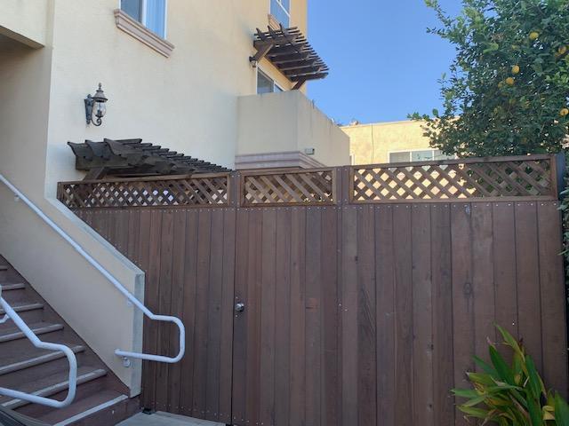 Private, gated entry to unit #6 - 13405 Burbank Blvd