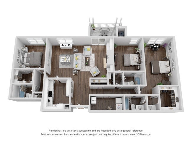 Floorplan - Queens at Granville