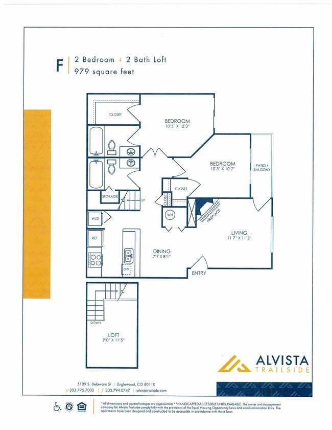 Floorplan - Alvista Trailside Apartments