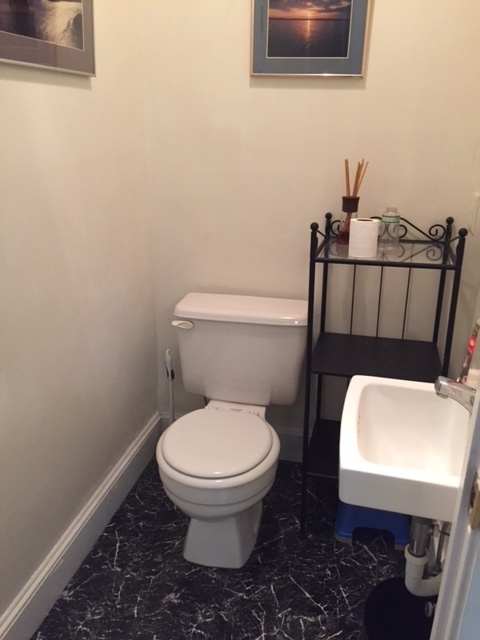 First floor half bath - 609 Paca N St