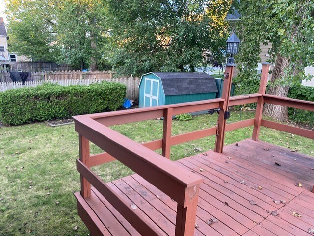 Back deck - 2 S Franklin St