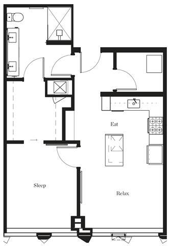 Floorplan - The Residences at Rainier Square