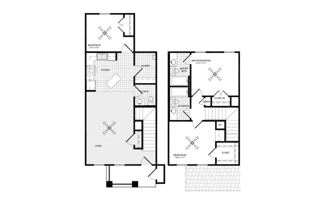 3BR/2.5BA - Grace Lake Townhomes