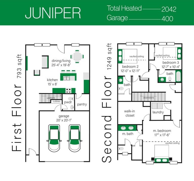 Floorplan - Noble Place Townhomes