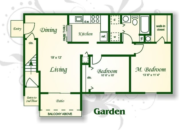 The Cedar Garden - Lakefield Mews Apartments and Townhomes