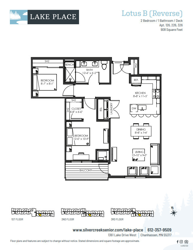 Floorplan - Lake Place 55+ Active Adult