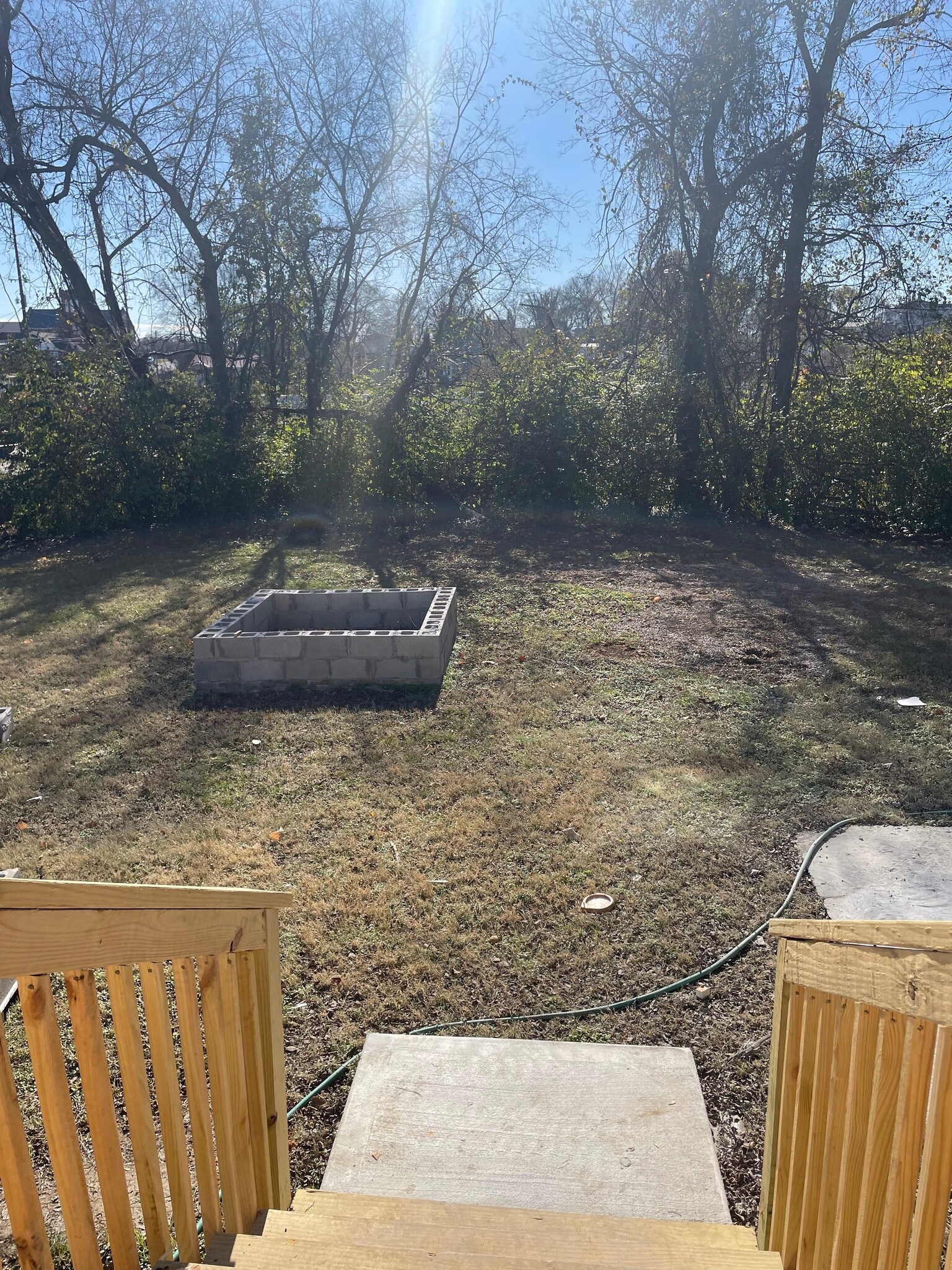 Back yard - 117 Depot St