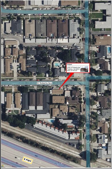 Aerial Map - 2302 W Roberta Ave