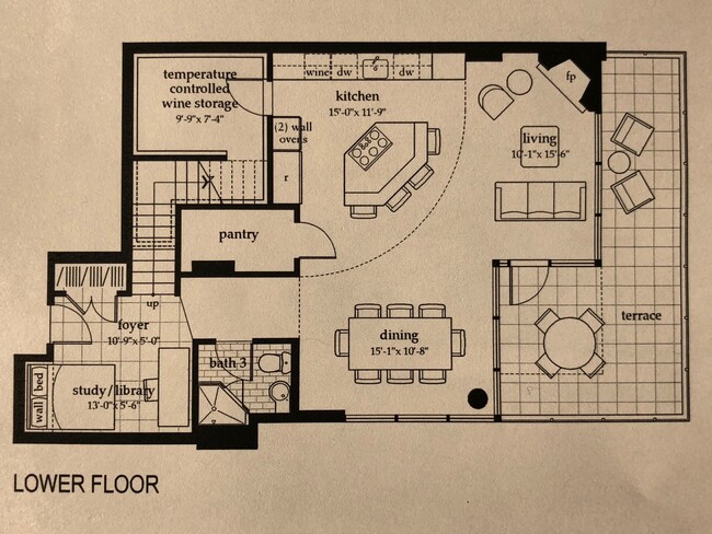 Lower Floor Plan - 836 S Curry St