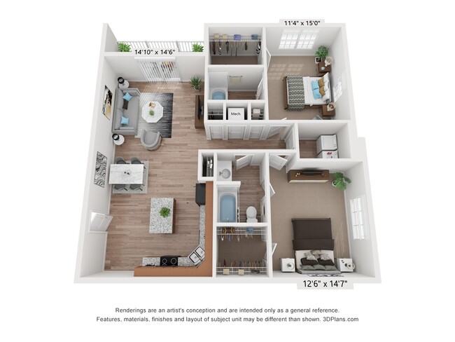 Floorplan - Meadowridge Apartments