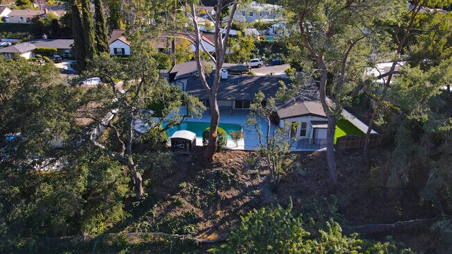 UPPER BACKYARD VIEW - 16047 Meadowcrest Rd