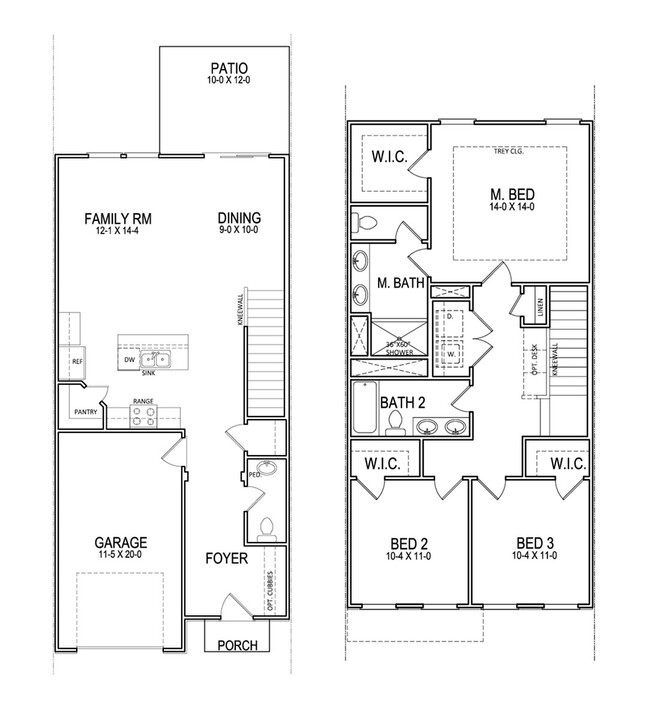 Butler A Floor Plan - Neely Village