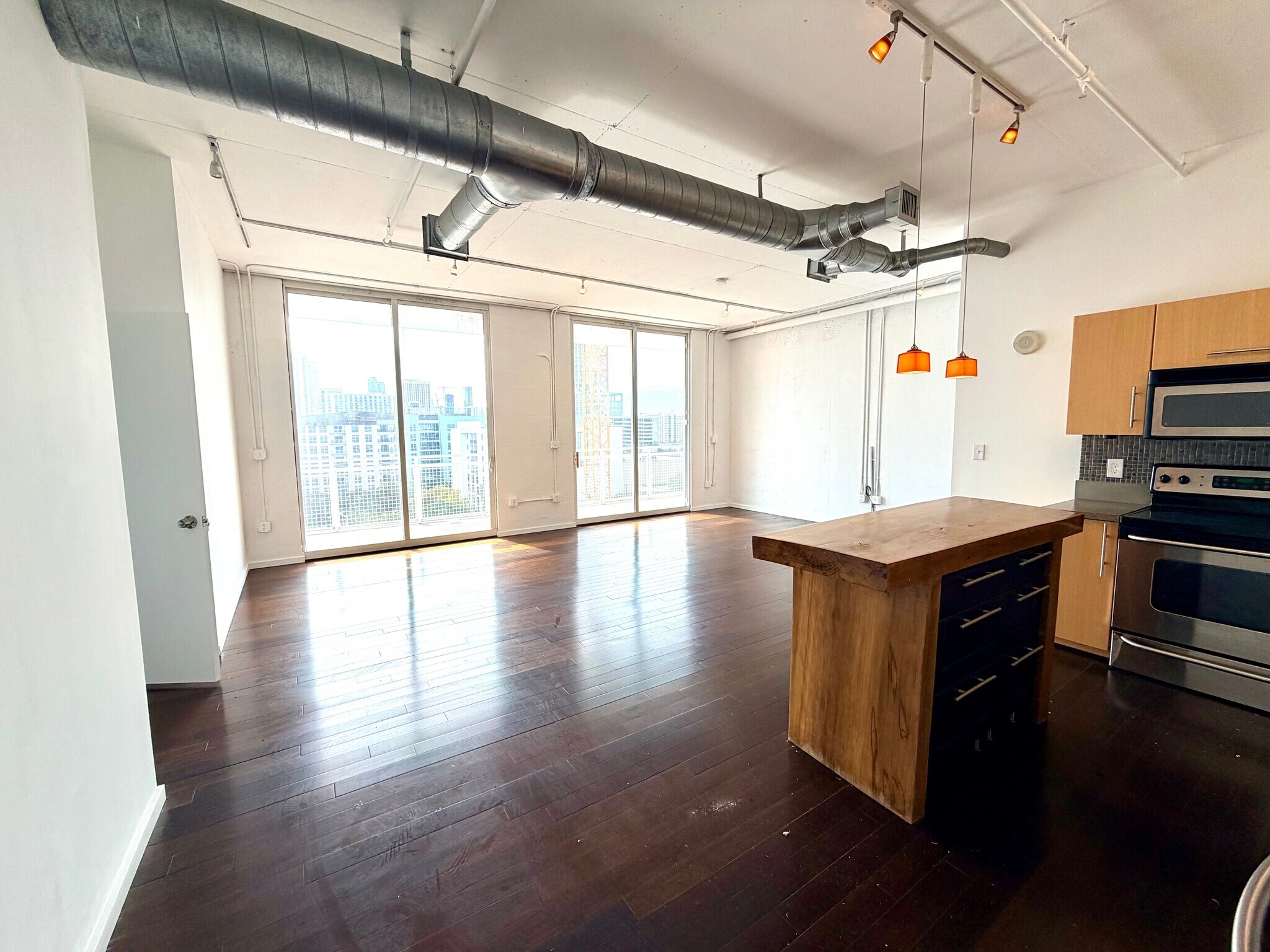 Living Room from Door - 444 NE 30th St