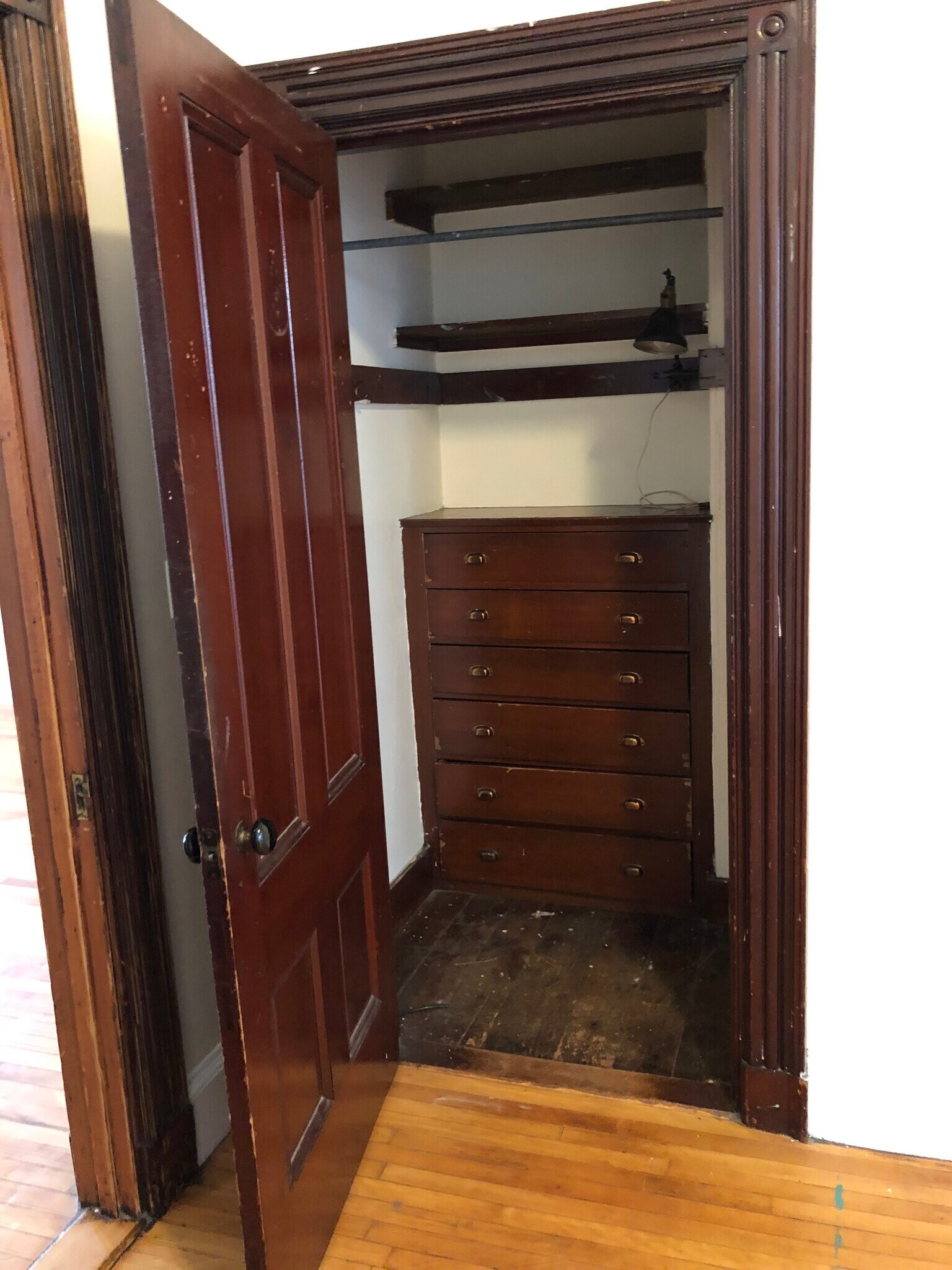 built in storage in bedroom closets - 20 Grant St