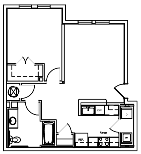 Floorplan - The Arbors @ 15th