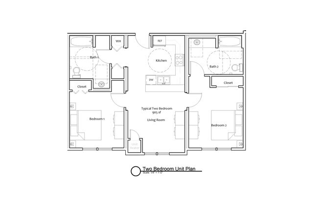 Floorplan - Hillsborough Heights Apartments