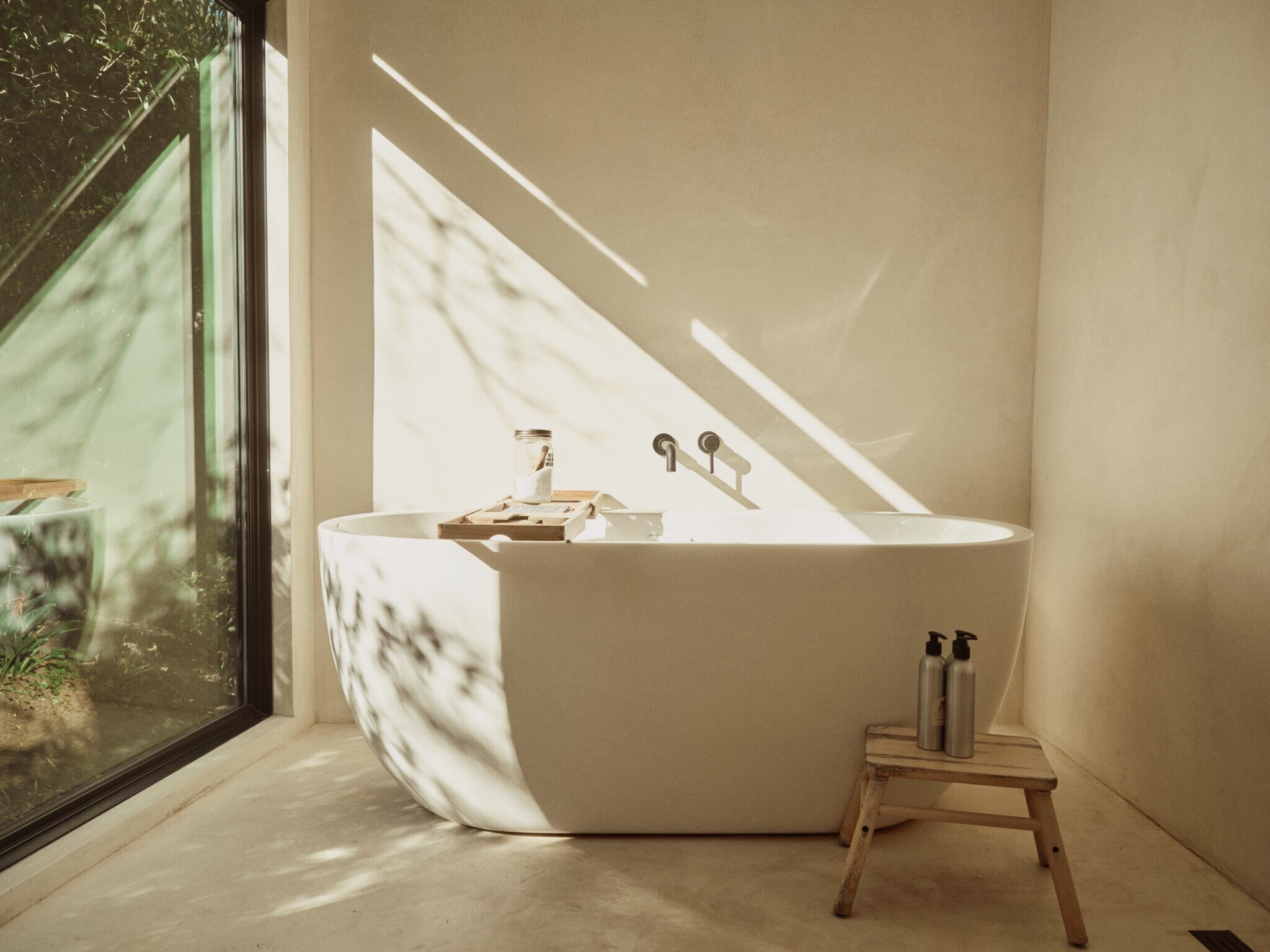 Primary bathroom tub with a view - 21960 Cereza Way