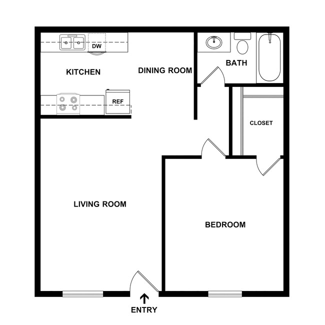 Floorplan - Avery Square Apartments