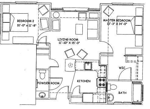 2BR/1.5BA - Gum Springs Glen