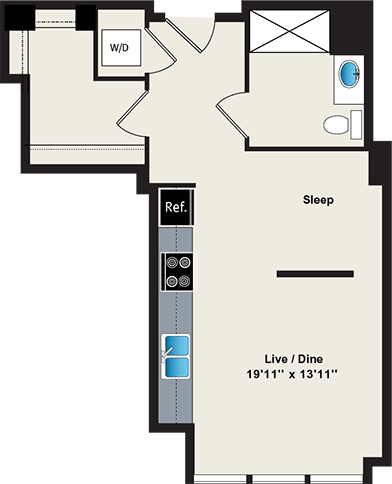 Floorplan - Reside on Green Street