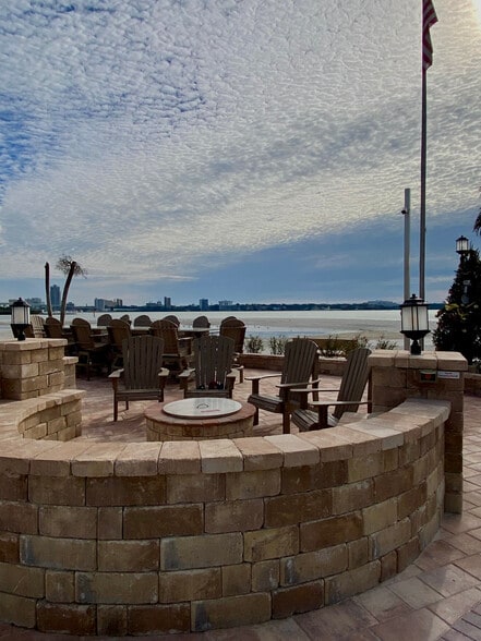Firepit and Beach Seating - 830 S Gulfview Blvd