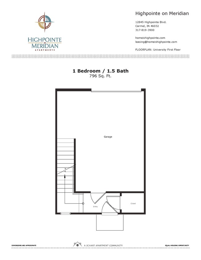 University (1st floor).png - Highpointe on Meridian