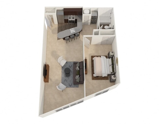 Floorplan - 4602 Canton Street Apartments
