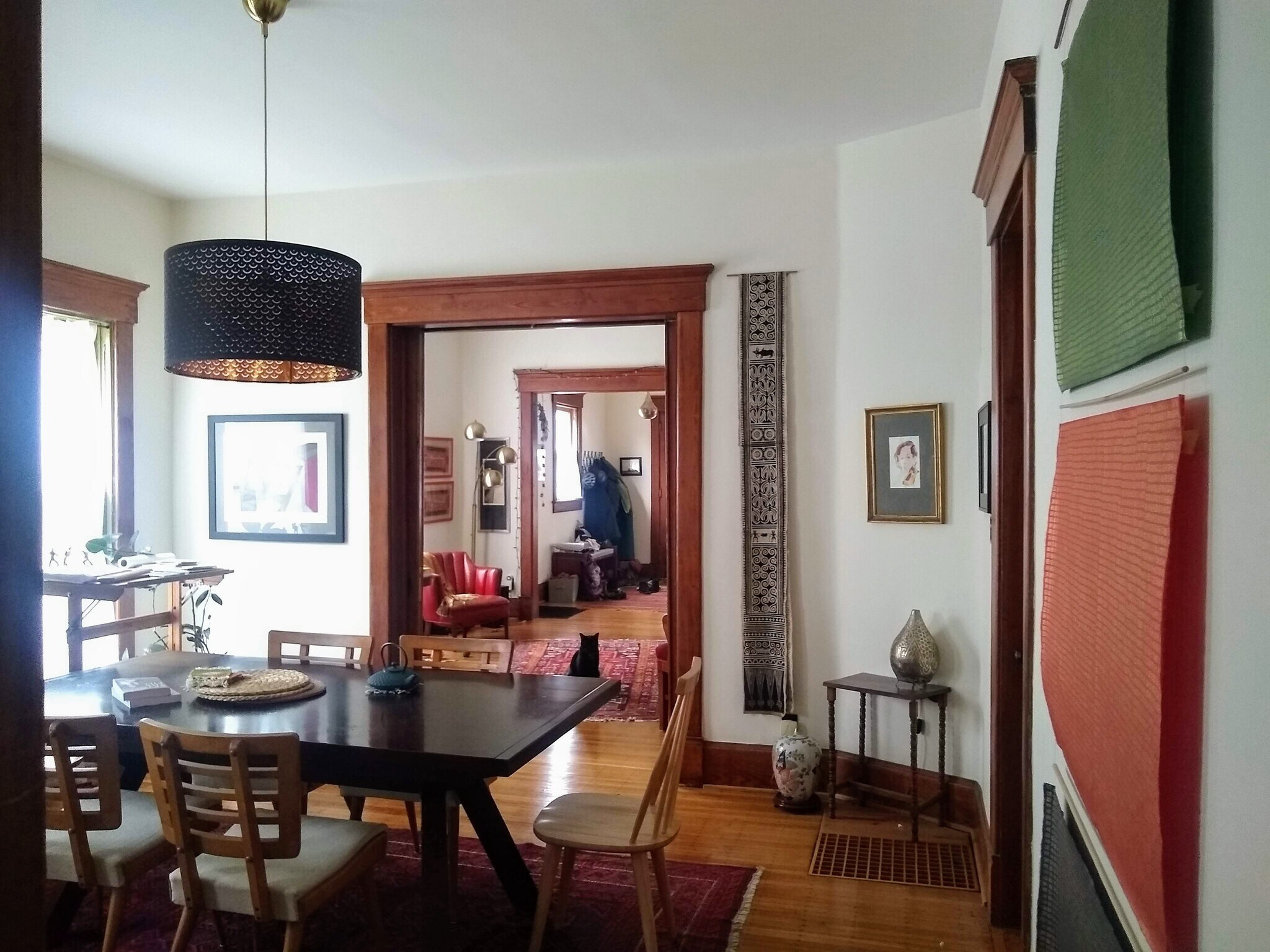 Dining room looking into living room - 1131 Lexington Ave