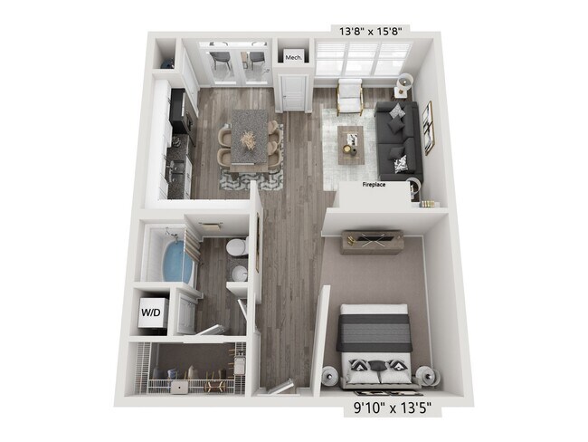 Floorplan - City Gate Apartment Homes