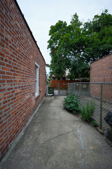 Backyard entrance from the back of the house - 6776 Dartmouth St