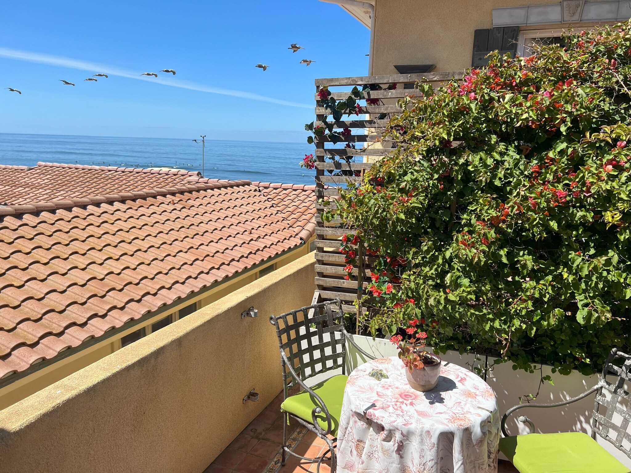 Ocean view deck off upstairs bedroom - 5143 Shore Dr