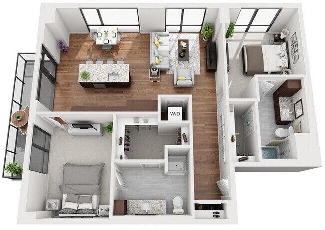 Floorplan - 1000 Speer by Windsor
