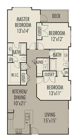 Floorplan - Gateway Park Apartments