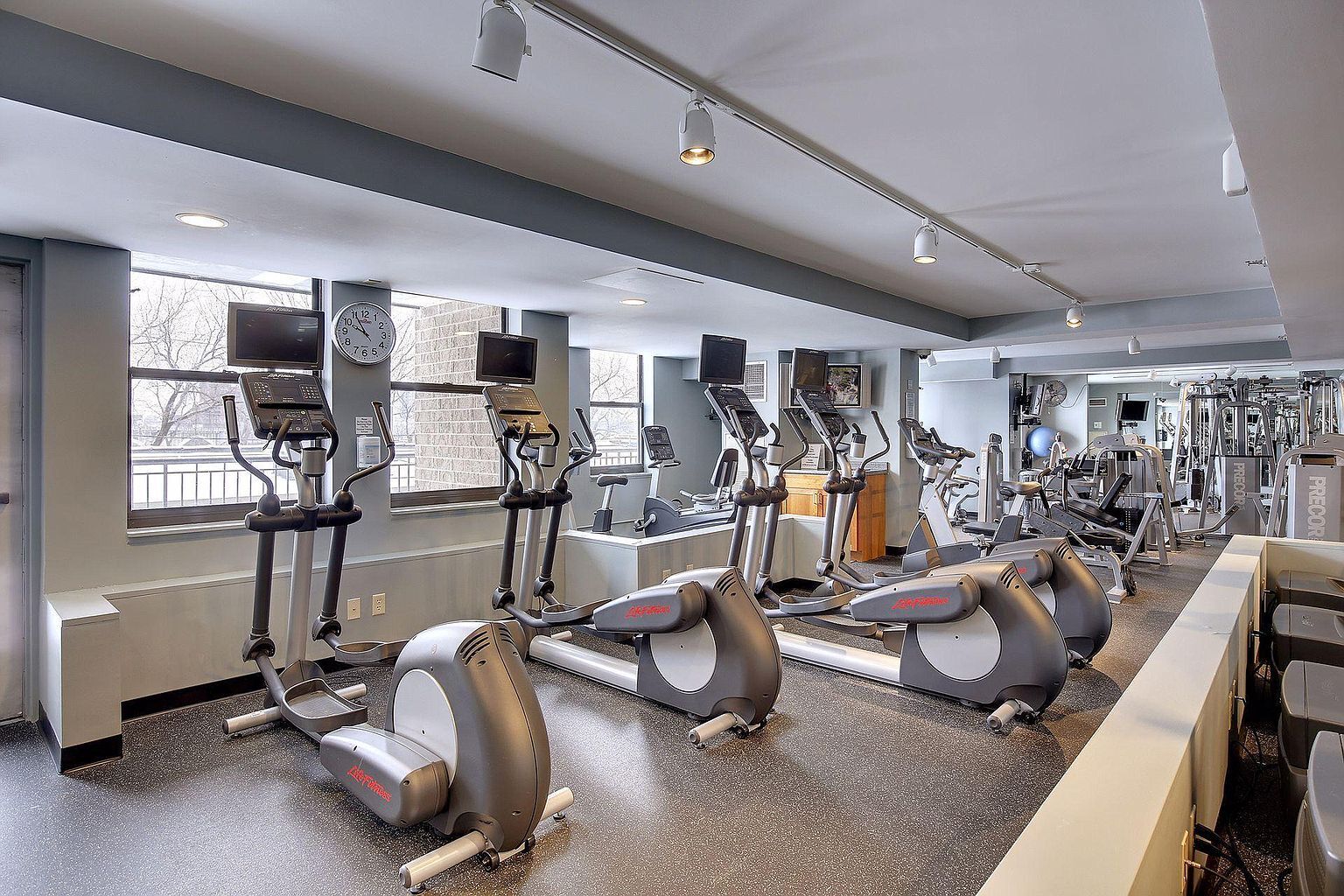 fitness room across the hallway from unit - 401 S 1st St
