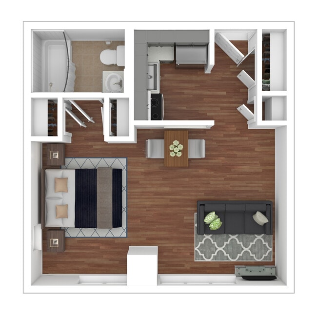 Floorplan - Bauer Park Senior Apartments – 62+