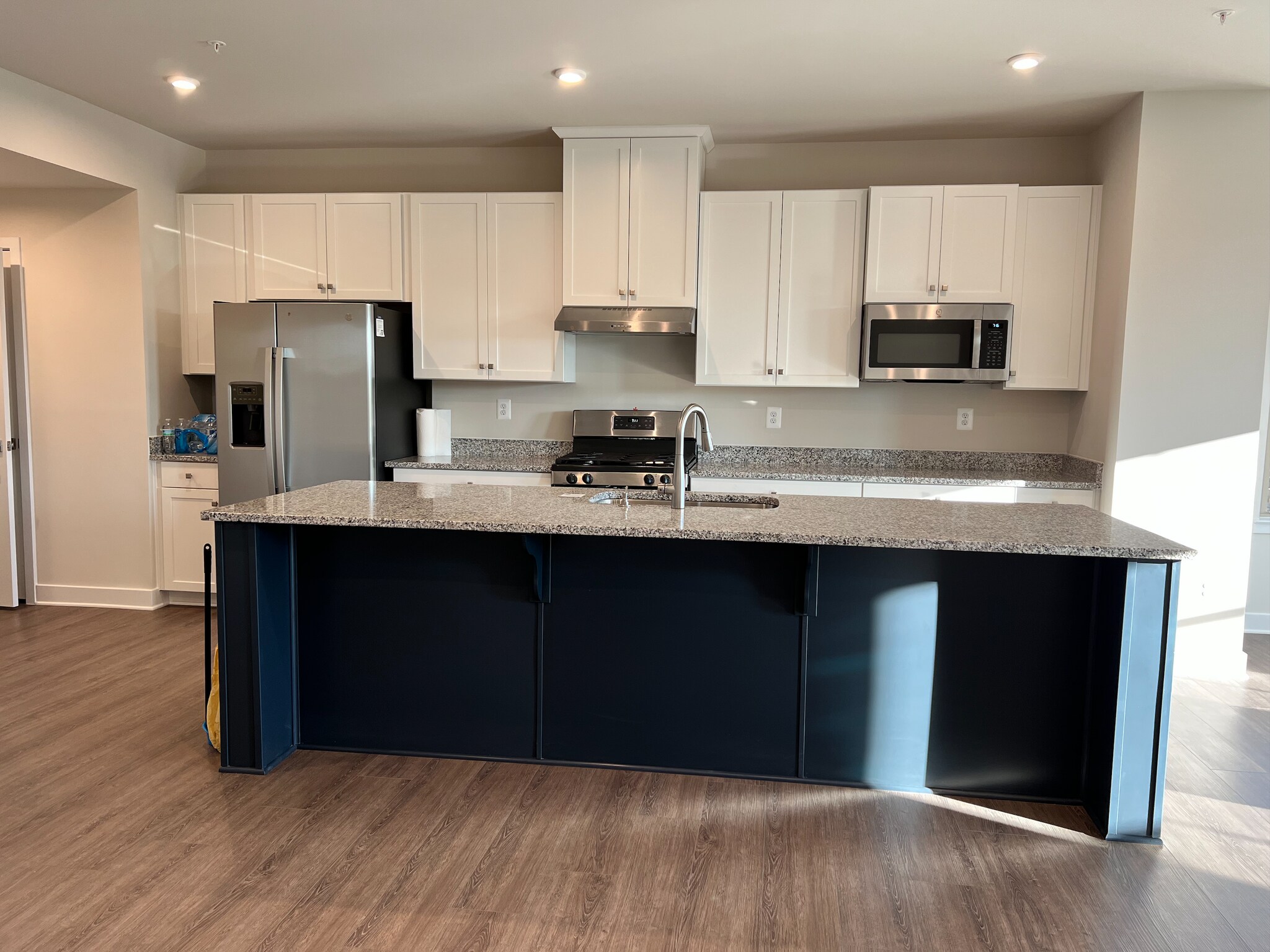 Large island and ample storage soft closure cabinets - 5957 Jefferson Technology Blvd