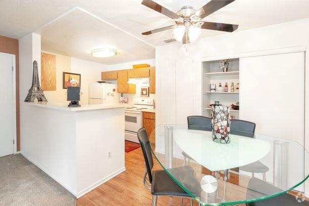 Dining Room and Kitchen View - Aspen Park Apartments