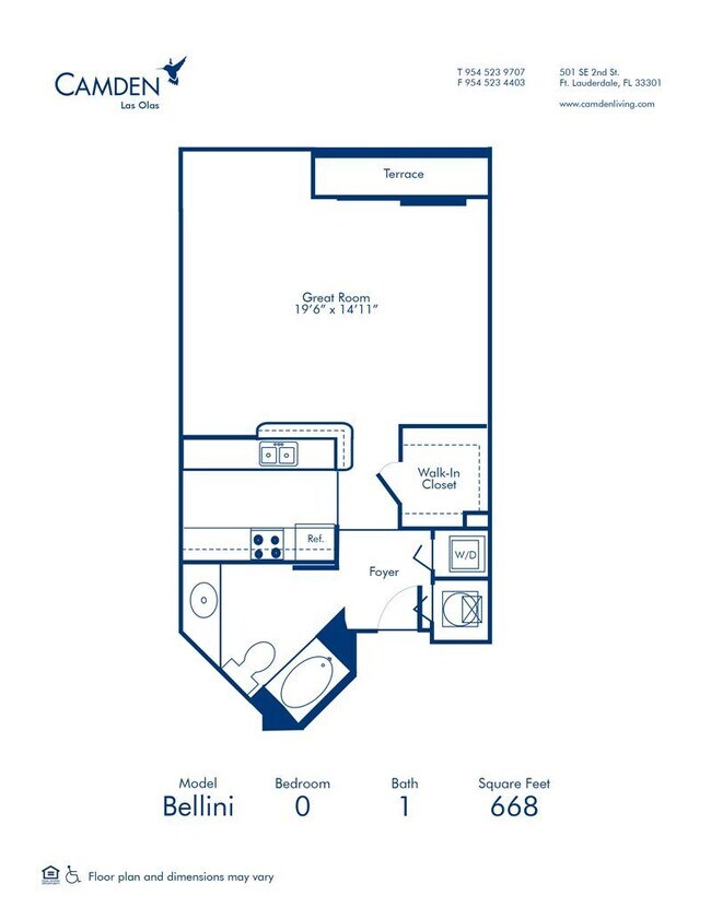 Floorplan - Camden Las Olas